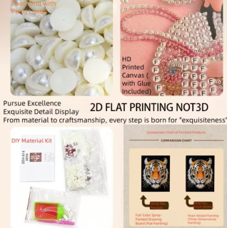 Preview: Diamond Painting Tiger